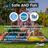JAMBO XL Premium 20Ft Slip Splash and Slide with 2 Bodyboards, Heavy Duty Water Slide for Kids Outdoor Fun