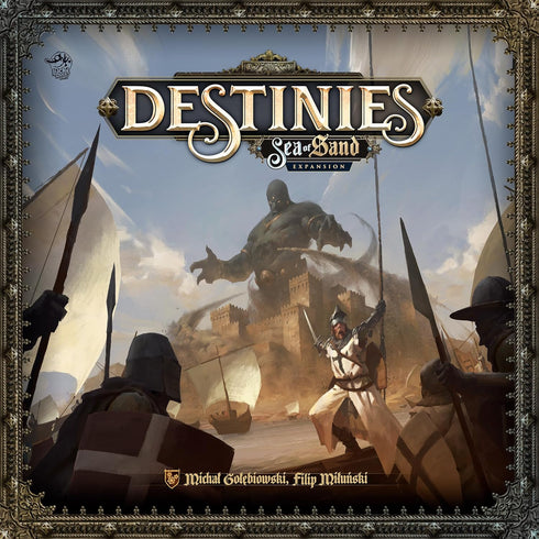 Immersive 14+, 1-3 120-150 Destinies Sea of Sand Board Game Expansion - Storytelling and Adventure for Tabletop