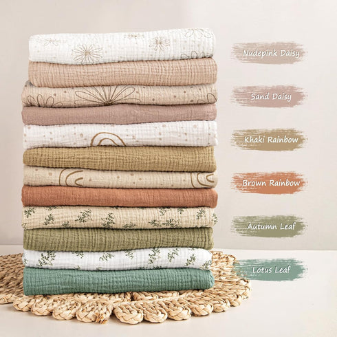 Fitted Muslin Bassinet Sheets for Baby | Soft Cotton Sheets for Boys and Girls
