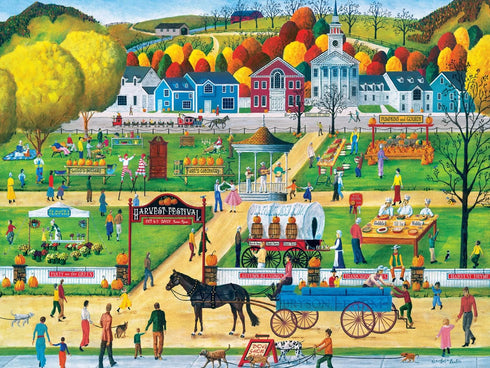 MasterPieces 300 Piece EZ Grip Jigsaw Puzzle - Harvest Festival - 18"x24"