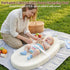 Baby Diaper Changing Pad with Wipeable & Waterproof PU Cover, Contoured Baby Changing Pad for Dresser, Non-Slip