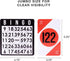 Set 1000 100 Set Royal Bingo Supplies Bingo Game for Adults, Seniors, and Family - Chips, Cards, Jumbo Deck of Calling