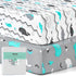 Pack n Play Sheets, BROLEX 2 Pack Mini Crib Sheets,Stretchy Portable Fitted