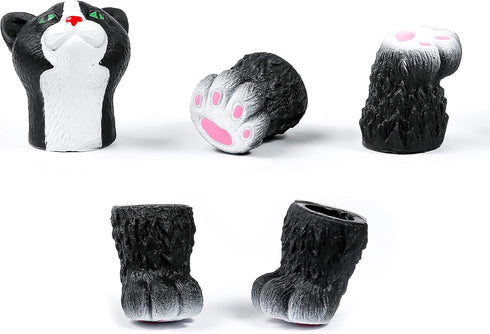 AQKILO Cat Finger Puppet Set, Novelty Animal Theater Props, Fun Gifts for Kids