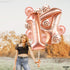 KatchOn Rose Gold 14 Balloon Numbers Set - Giant 40 Inch Foil Number Balloon for 14th Birthday Party
