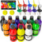 Nicpro 14 Colors Large Washable Paint for Kids 8.45oz/250ml, Non Toxic Children