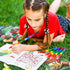 24 24 BenLouis Football Mini Coloring Books Kids with Stacking Crayons Football Party Favors Activity Books Bulk
