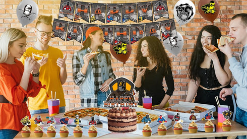 Electric Welding Party Decorations - Birthday Supplies with Banner, Cake Topper, Cupcake Toppers, Balloons