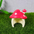 YEYILILINHONG Miniature Mushroom House Fairy Garden Resin Ornament Micro Landscape Molds for Tabletop Dollhouse Bonsai