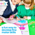 Set 6 Ooly Scented Neon Gel Crayons, of Twist Up Smooth Gliding Bright Colored Crayons, Highlighters for Notes, Crisp