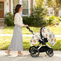 Mazeann Vintage Elephant Car Seat Cover Baby Breathable Soft Infant Carseat Covers Canopies Babies Carrier Covers