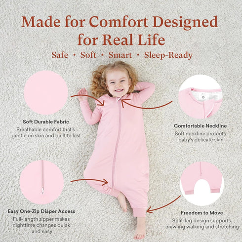 1.0 1836 TOG Toddler Sleep Sack with Legs for Early Walkers, Wearable Blanket for Tall Walking Toddlers Months