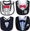 FANCYBIBS Baby Toddler Infant Boys Girls Drool Drooling Bibs Bowtie Tuxedo Bow Neck