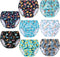 8 Packs Reusable Plastic Underwear Covers for Potty Training and Waterproof Diaper