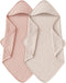 MairMore Hooded Baby Bath Towels, 100% Muslin Cotton Baby Girl Towels with