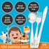 Kids and Toddler Utensils Silverware Set – 9-Piece Toddler Silverware, Includes 3 Forks, 3 Spoons, 3 Knives