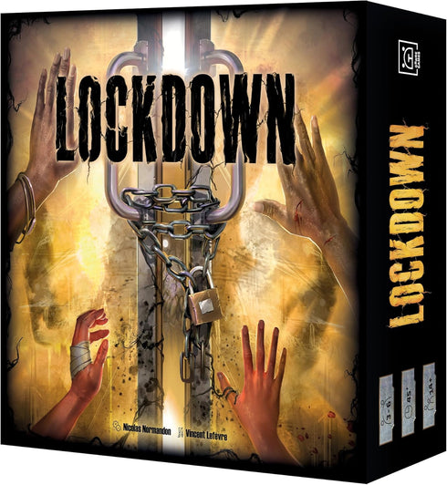 Lockdown Board Game - Survive the Horrific Monster Onslaught, Semi-Cooperative Survival Strategy Game for Ages 14+