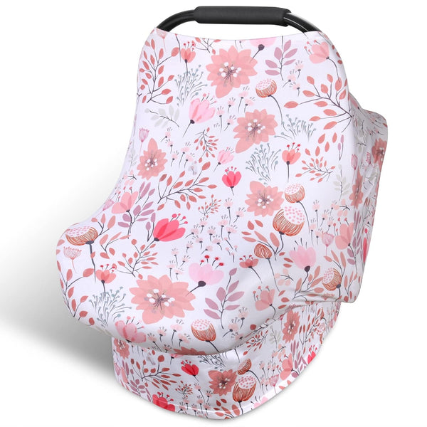 Rquite All-in-1 Car Seat Cover Baby, Carseat Covers for Girl Boy, Stretchy