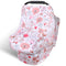 Rquite All-in-1 Car Seat Cover Baby, Carseat Covers for Girl Boy, Stretchy