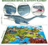 3-5 5-7 45 Oriate Dinosaur Toys w/Large Play Mat, Realistic Mosasaurus Figures Plastic Toys for Kids Including T-Rex