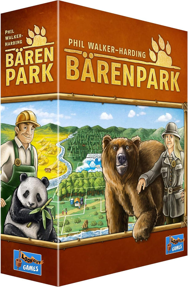 Baerenpark Board Game | Fun Zoo Animal Themed Tile Placement Strategy Game for Adults and Kids | 2-4 Players, Ages 8+,