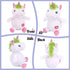 Hopearl Talking Unicorn, Nodding Electric Interactive Toy, Repeats What You Say, Plush Buddy for Toddlers, 7.5''