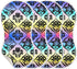 decor gift 4 Pack 22x11in Cotton Newborns Burp Cloths Soft Touch Purple Silhouette Flower Black spit up Cloth