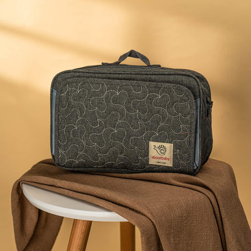 TRENDPLAY Small Diaper Bag, Stroller Organizer Caddy with Insulated Pocket and Adjustable Shoulder Strap
