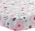 3-Piece Set Bedtime Originals Blossom Pink Watercolor Floral Mini Crib Bedding