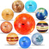10PCS Solar System Planet Stress Balls, Stress Relief Planets and Space Ball Educational Toys for Adults and Kids