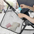 Thinp Stroller Sling Side Bag, Universal Stroller Organizer Cargo Net Strollers Caddy Mesh Storage Bag Strollers