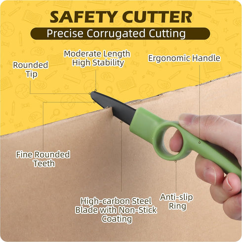 355 5-12 ColoPlay Cardboard Tools for Kids, Cardboard Cutter for Kids, Tools for STEM Educational, Gifts for Boys