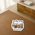 3PCS Smutty Reads and Coffee Sticker, Funny Gift for Him, Husband, Boyfriend, Dad, Hard Hat Stickers, Co-Workers Sticker