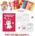 90shine 100PCS Valentines Day Mini Coloring Books Gifts for Kids Bulk, Valentine Crafts Goodie Bag Stuffers Exchange