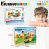 2-in-1 Playset 3+ PTU04 PicassoTiles Magnet Tiles Building Block Excavator & Backhoe Brick Compatible Construction