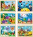 Wooden Puzzles for Kids Ages 4-6, 6 Packs 30 PCs Jigsaw Puzzles for Kids Ages 3-5 | 4-8, Wooden Puzzles for Toddler Children Learning Educational Puzzles Toys for Boys and Girls