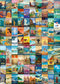Puzzles for Adults 1000 Pieces Vintage World Travel, Jigsaw Puzzles Landscape Poster