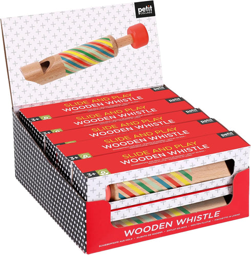 Petit Collage Slide and Play Wooden Whistle