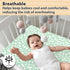 3-Pack 33x20x4 1721 2933 Bedside Sleeper Bassinet Sheets | GOTS Certified Organic Jersey Cotton, Ultra Soft