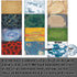 6 Pack DND Map Terrain 12 Dry Erase Battle Mats 24x36, 1 Inch Grids, Double-Sided for Dungeons & Dragons