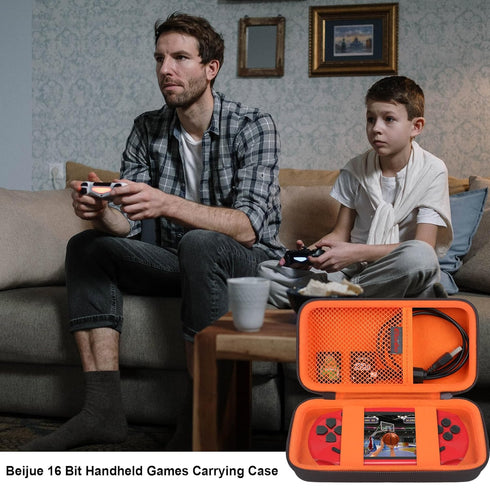 Elonbo Carrying Case for Beijue 16 Bit Handheld Games, Classic Retro Video Games Travel Storage Bag