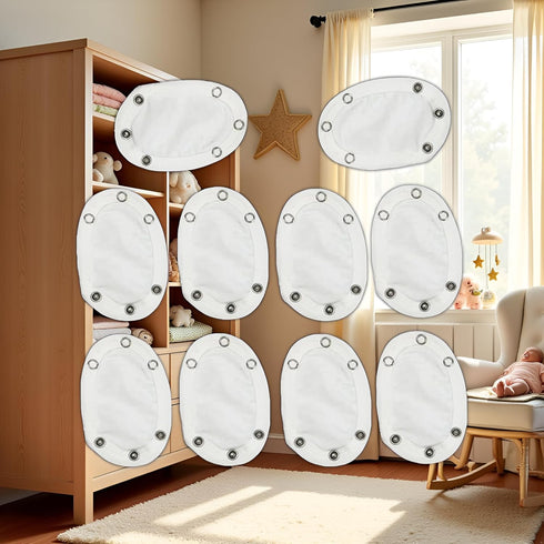 YLiiii 10Pcs Baby Jumpsuit Diaper Infant Romper Length Extender Bodysuit Snap Button Extended Diaper for Triangle