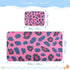 SyXIOP 28" 52" Peach Leopard Print Cooling Baby Waterproof Crib Mattress Protector x Reusable Bed Pads for Kids