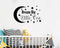 Dream Big Little One Wall Decal, Nursery Decor, Removable Vinyl Wall Stickers, Quote Decal, A34 (Big, Black)