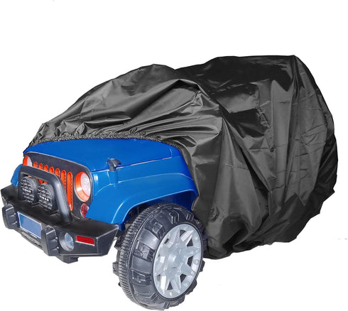 Kids Ride-On Toy Car Cover, Waterproof Outdoor Protective Cover for Electric Vehicles, Universal Fit (55" x 33" x 32")