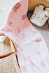 Malabar Baby Swaddle Blanket Wrap - Soft Organic Cotton Muslin, 47 X 47 inch, Pink Castle