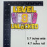 Girls Level 8 Unlocked Cake Topper, Glitter Gaming 8th Birthday Decoration, Video Game Theme Party Favor
