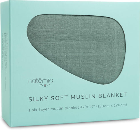 Natemia Muslin Baby Blanket - Ultra Soft, Breathable Baby Blankets for Girls