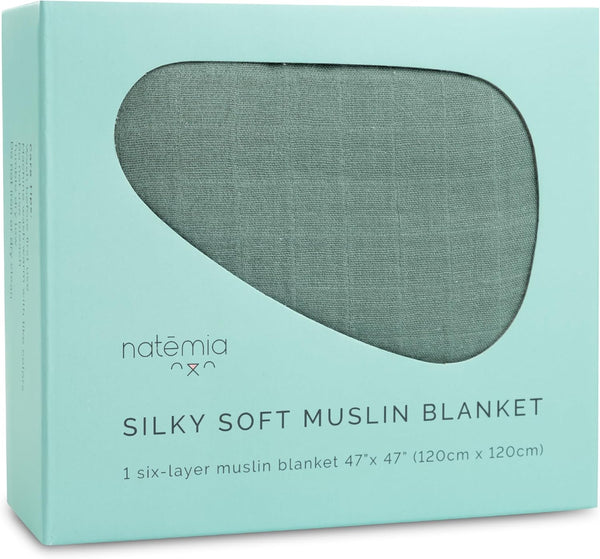 Natemia Muslin Baby Blanket - Ultra Soft, Breathable Baby Blankets for Girls