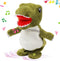 Easfan Talking Dinosaur Toy, Interactive Stuffed Animal that Repeats, Walking Singing Plush Toy (Green, 8’’)